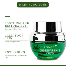 Whitening Anti Aging Hemp Cbd Face Cream Moisturizing Face Smoothing Skin Care Repair Cbd Gel